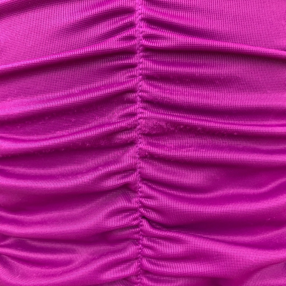Bebe Magenta Strap/Strapless Dress - Picture 4 of 8